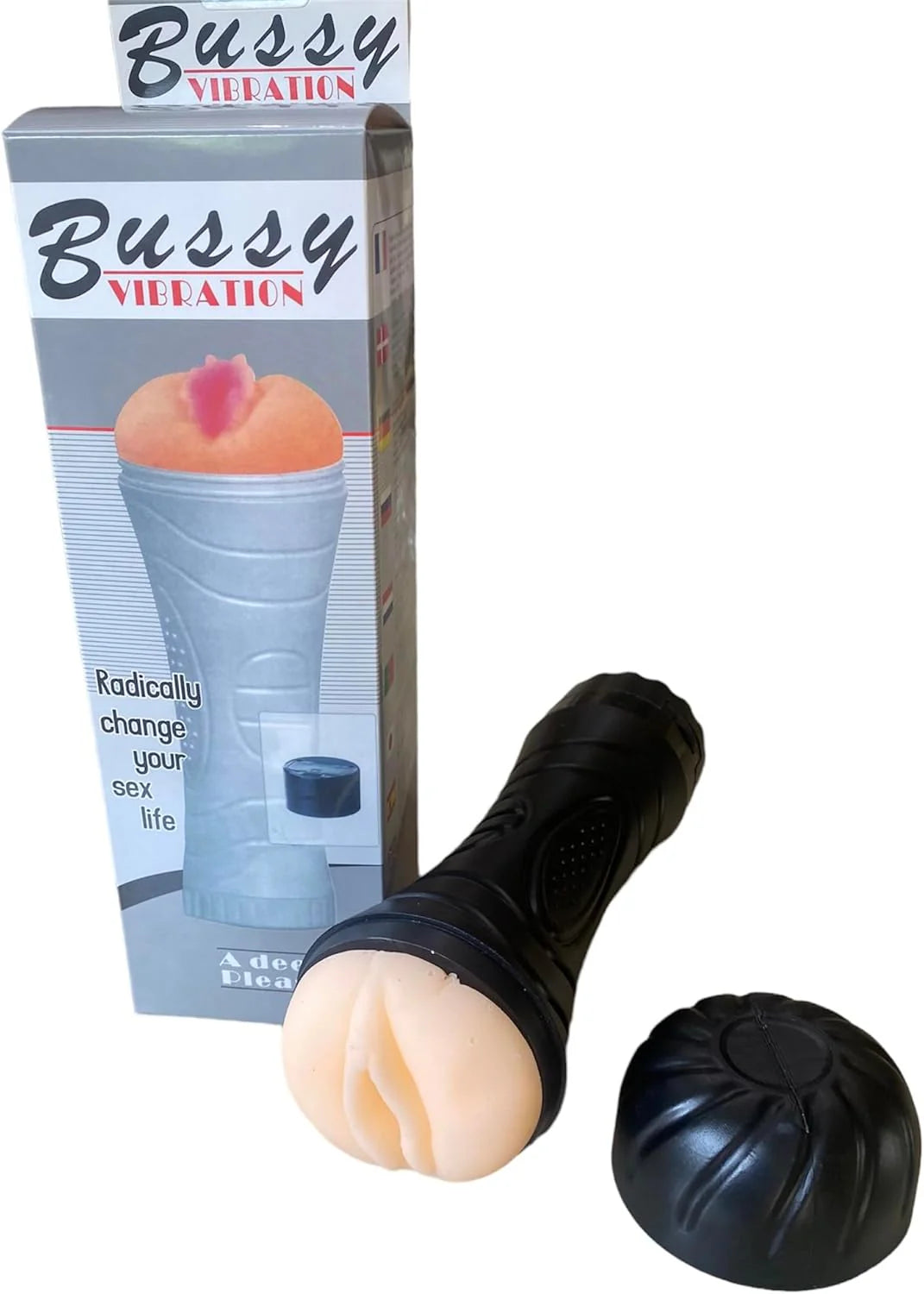 Bussy Vibration Cup Flashlight (Toys For Men)