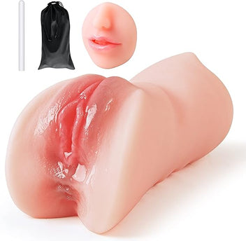 3 in 1 Realistic Skin & Brown Pussy (Mouth+Anal+Vagina)