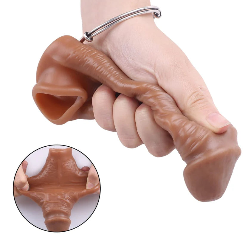 6 Inch Sleeve Brown With Lubricant