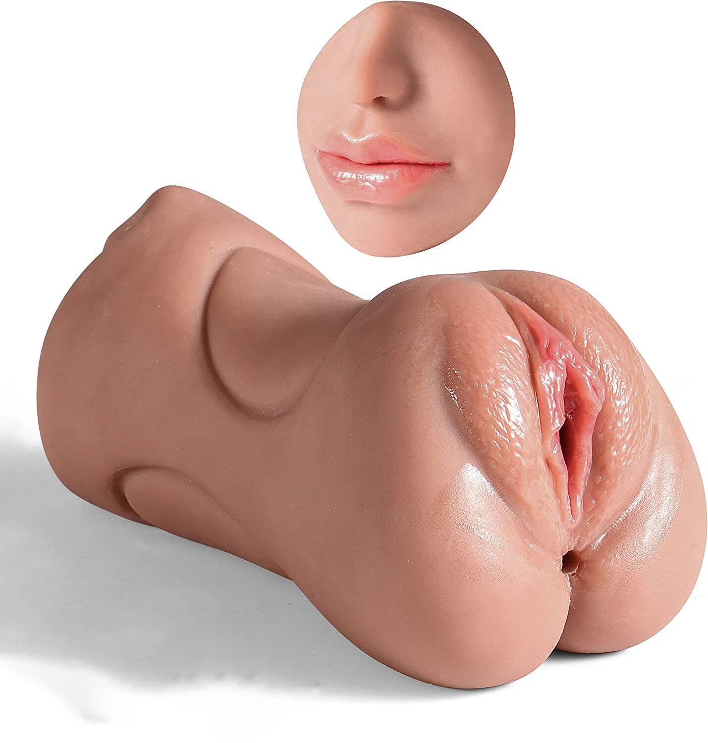 3 in 1 Realistic Skin & Brown Pussy (Mouth+Anal+Vagina)